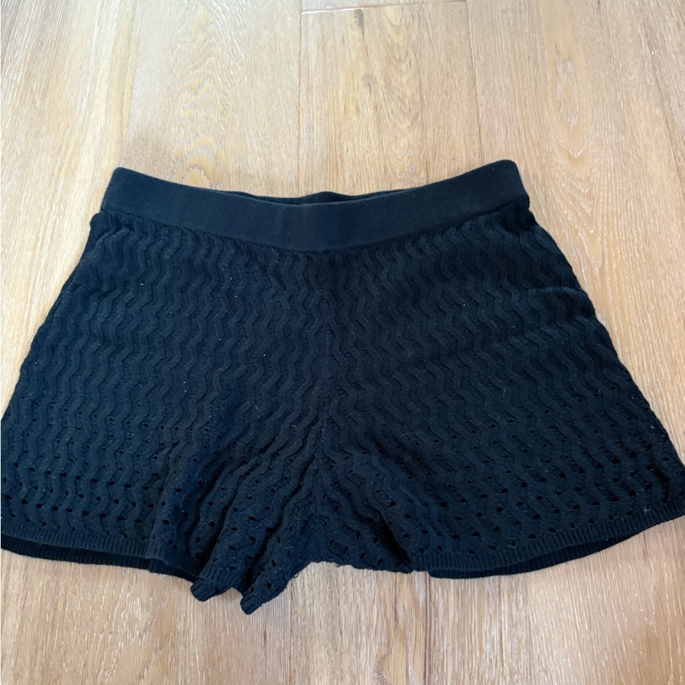 Everlane knit Black High Waist Shorts